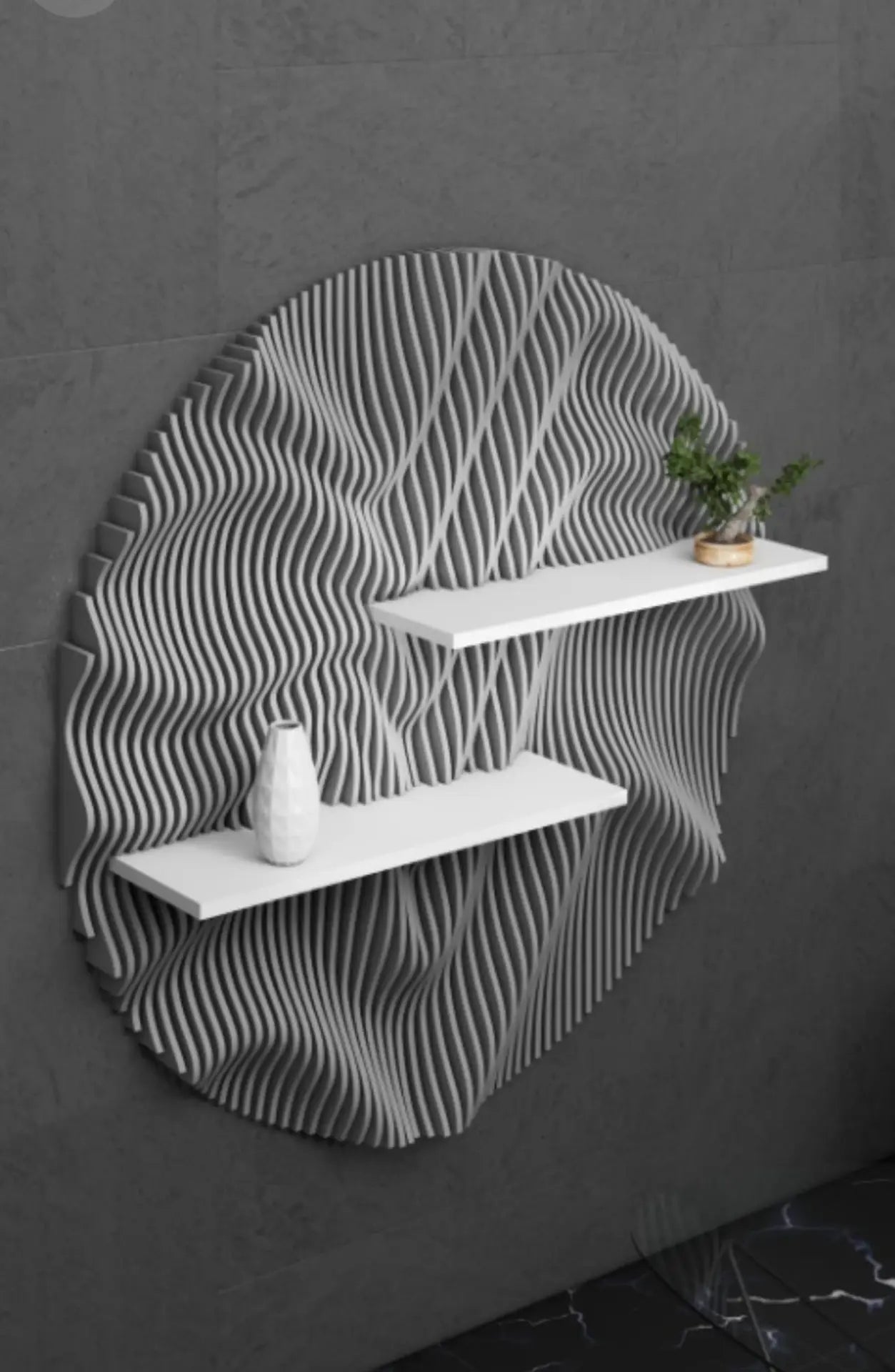 3D Parametric wall shelf
