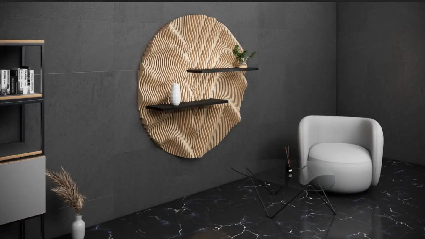 3D Parametric wall shelf