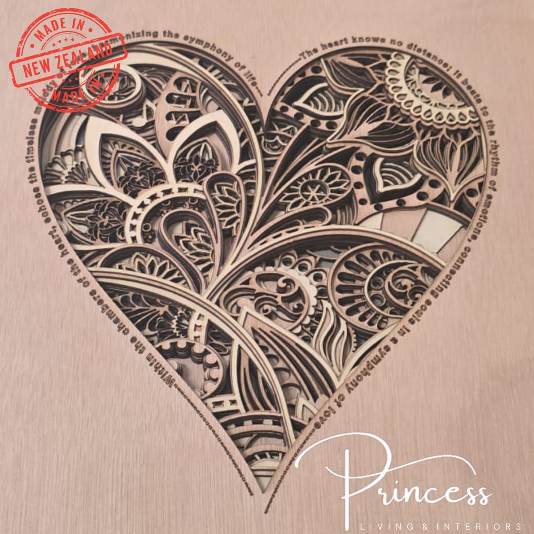 Heart Multi layered art