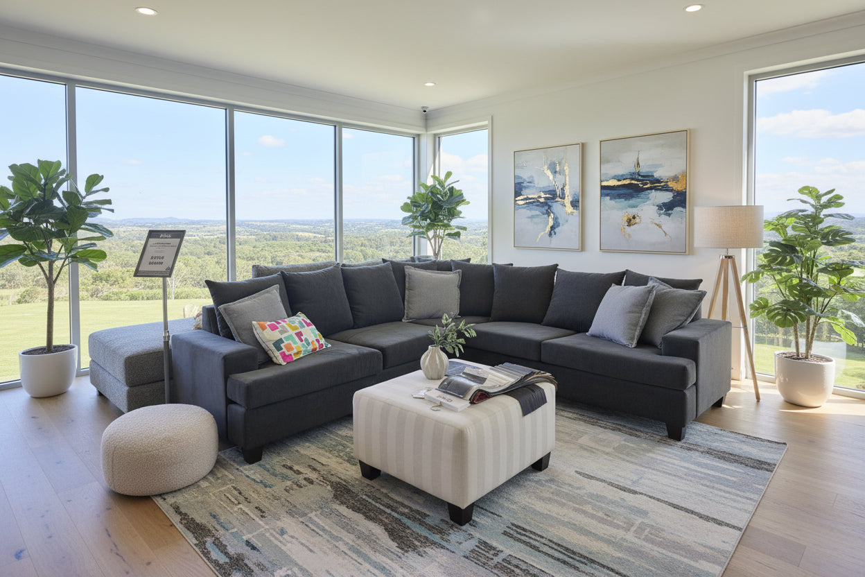 Sweden corner in pindrive fabric 