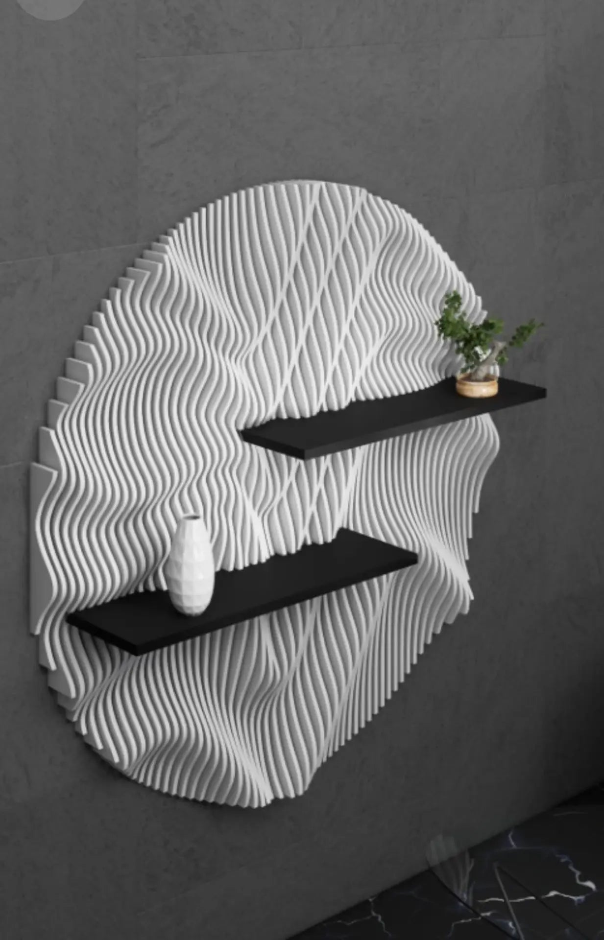 3D Parametric wall shelf